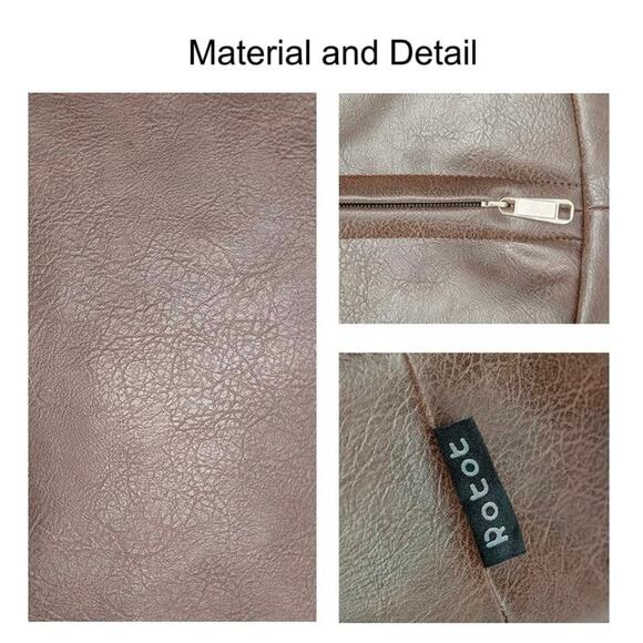 ROTOT Decorative Pouf, Ottoman, Bean Bag Chair,Foot Rest, Storage Unstuffed NEW - Picture 7 of 7